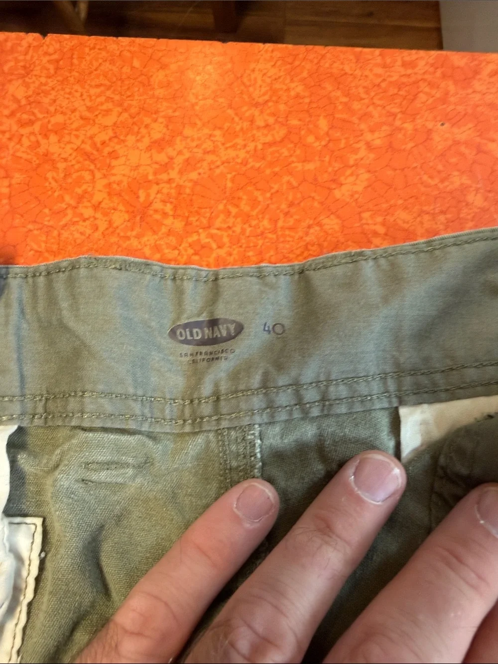 Old Navy Men's Cargo Shorts Olive